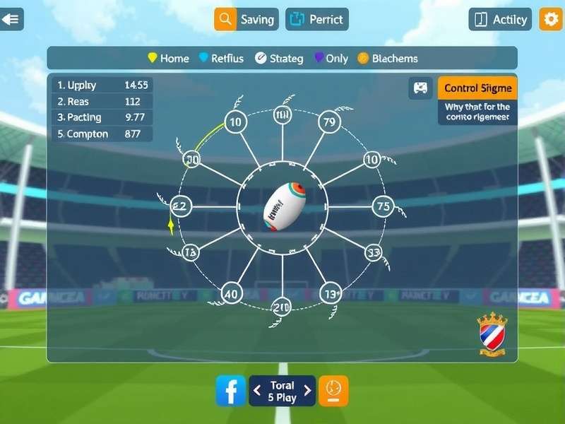 Kochi Rugby Maestro gameplay screenshot showing rugby action