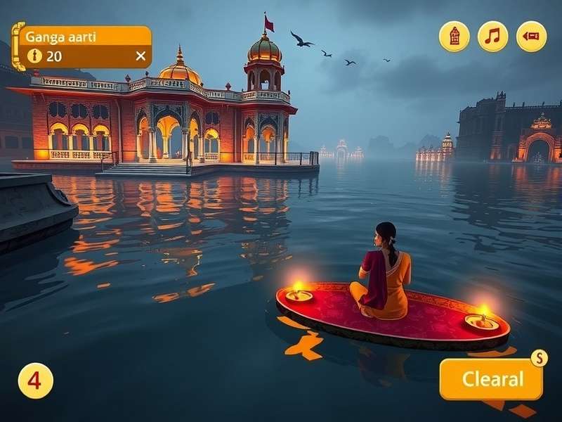 Ganges Worship Path virtual pilgrimage interface