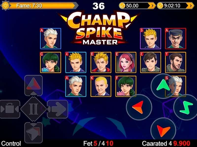 Champ Spike Master character selection screen