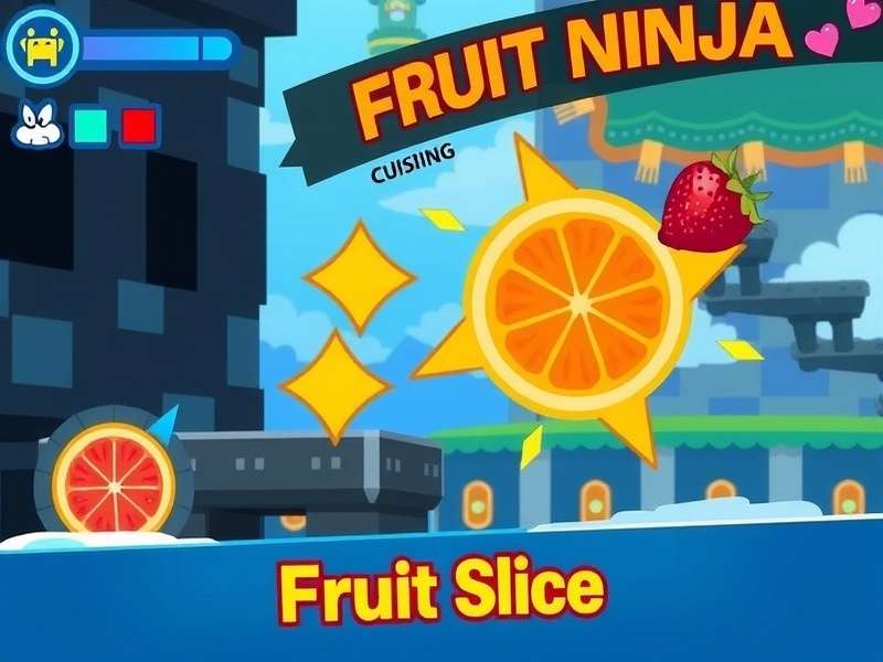 Fruit Ninja Power Slice combo techniques illustration