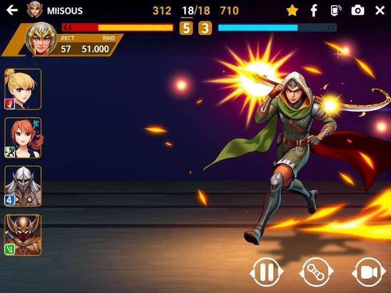 India Striker Vanguard character selection screen