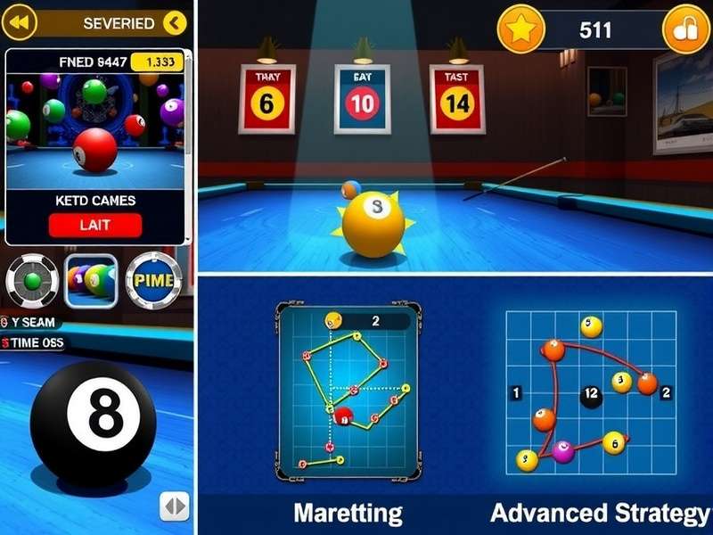 Different game modes available in 8 Ball Pool Dominator