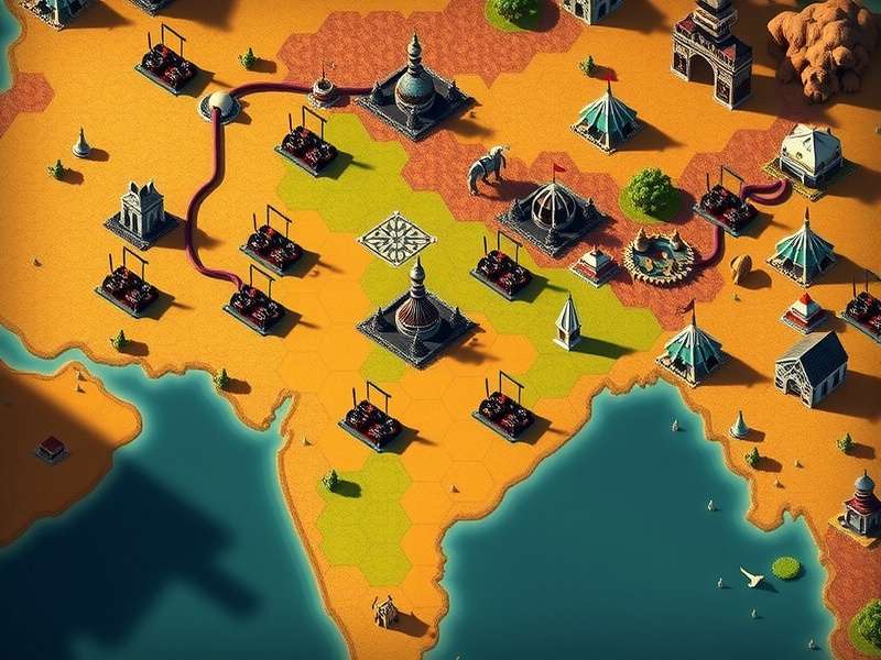 Late game empire management in Anise Lords Indian Dominion