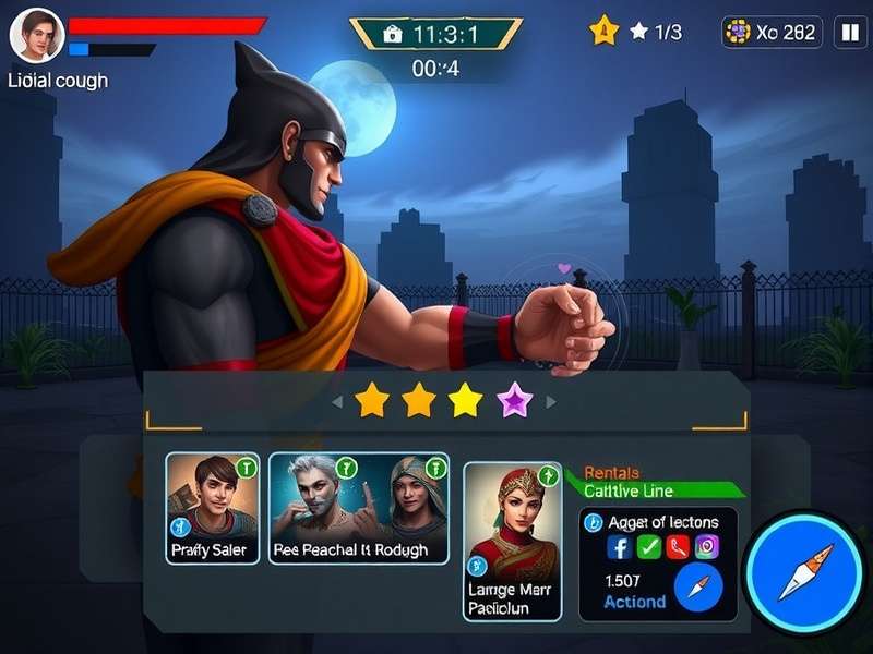 India Striker Vanguard character abilities in action