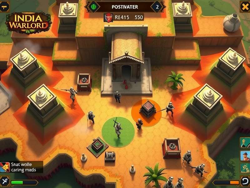 BGMI India Warlord strategy illustration showing positioning tactics