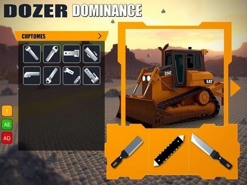 Advanced Dozer Dominance strategy illustration showing optimal blade techniques