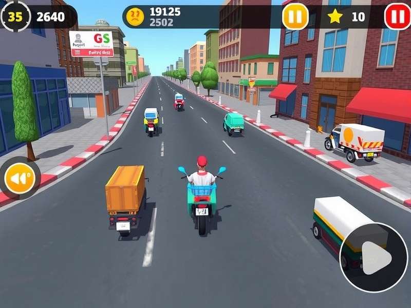 Various delivery vehicles featured in Desi Delivery game