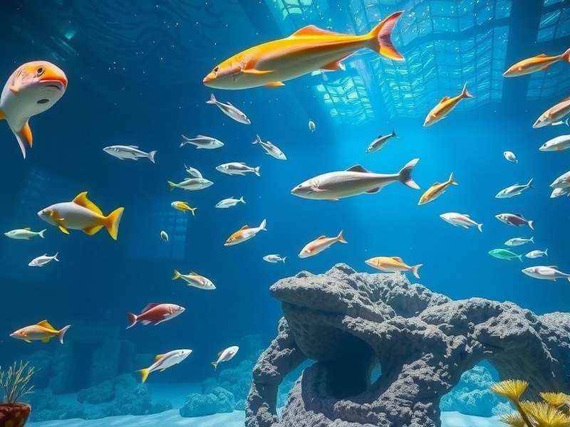Ecosystem management interface in Indian Ocean Aquarium