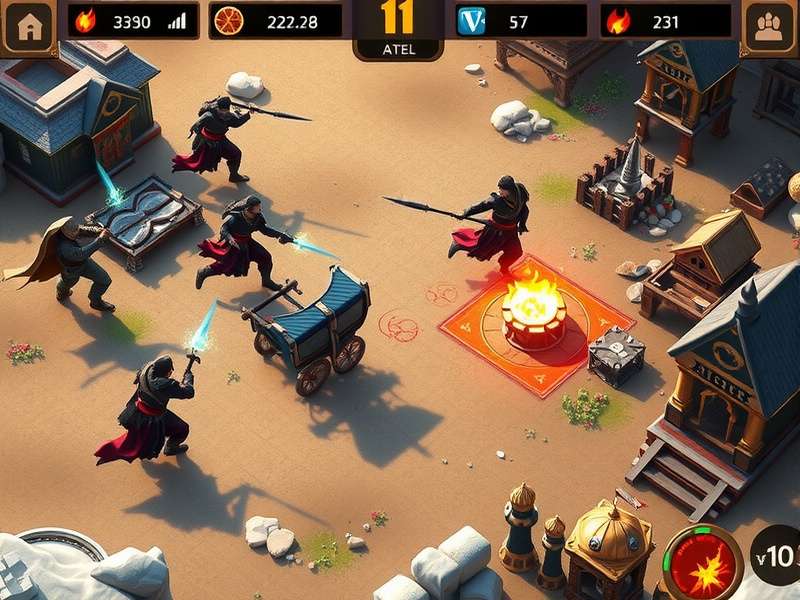 Ashen Armies Fire Warfare strategic map control