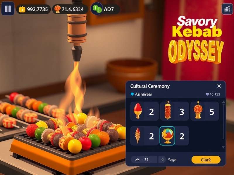 Award ceremony for Savory Kebab Odyssey recognizing cultural impact