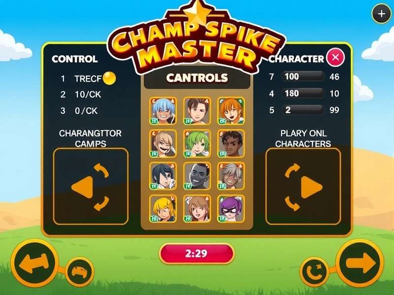 Champ Spike Master control layout