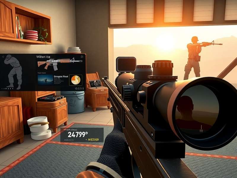 Paramount Sniper Hero weapon customization interface