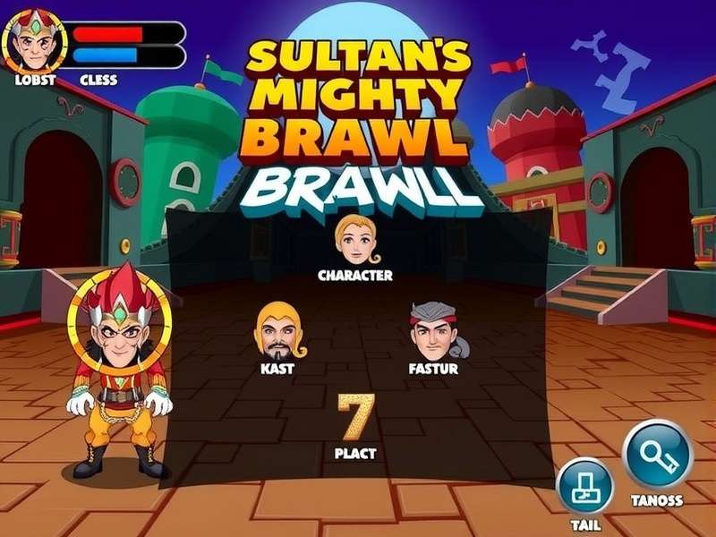 Sultan S Mighty Brawl character selection screen