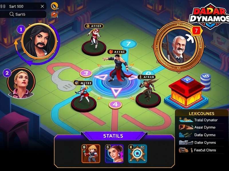 Dadar Dynamos gameplay screenshot showing character selection interface