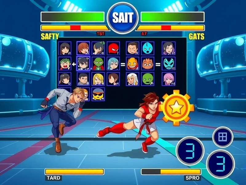 Pixel Fighters Universe combat mechanics demonstration