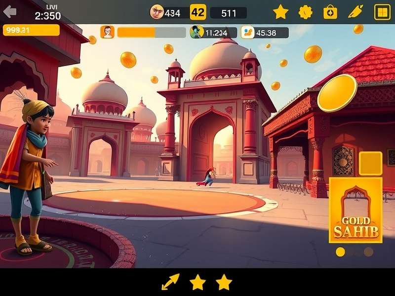 Gold Fever Sahib character progression interface