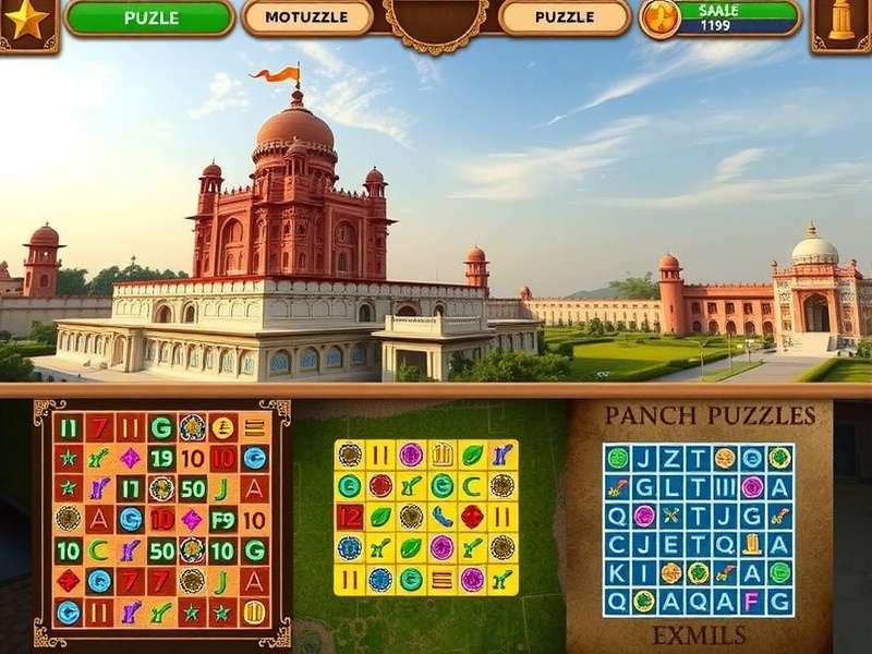 Historical references in Panch Mahal Puzzle Quest