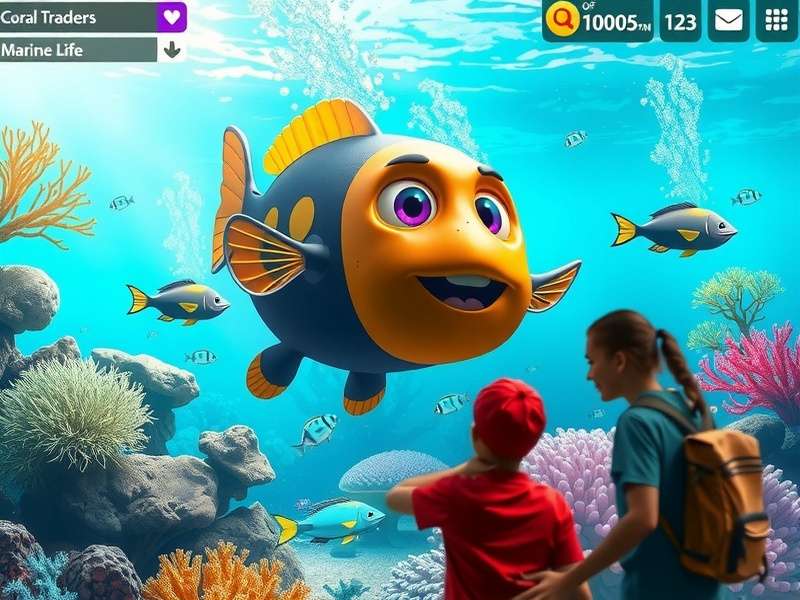 Coral Crusader educational content and marine life database