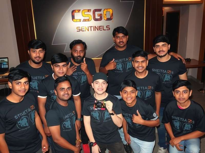 Patna CSGO Sentinels receiving tournament award