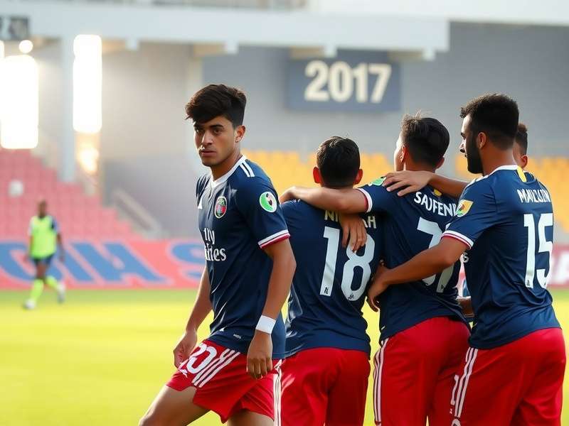 Tactical diagram showing Goa Skillful Midfielders formation and player movement