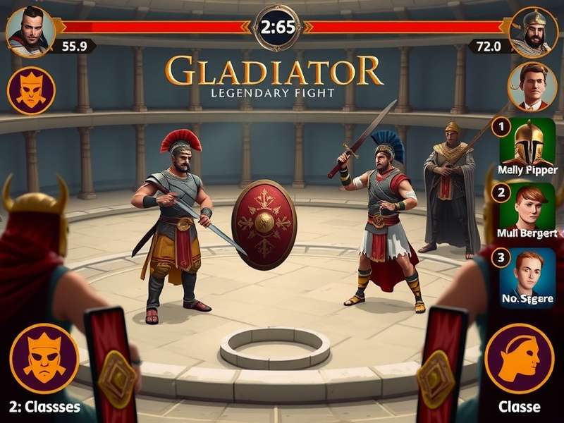 Gladiator Legendary Fight character customization screen
