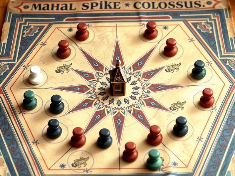 Ancient manuscript depicting Mahal Spike Colossus gameplay