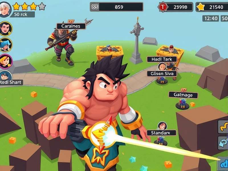 Pixel Clash Dominators Battle Scene