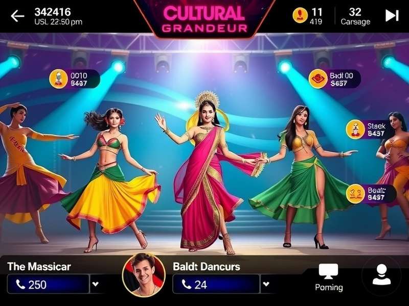 Bolly Dance Grandeur gameplay featuring diverse dancers