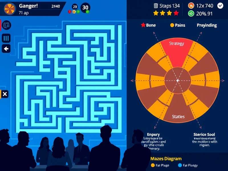 Maze Marvel Pro gameplay screenshot showing intricate maze design