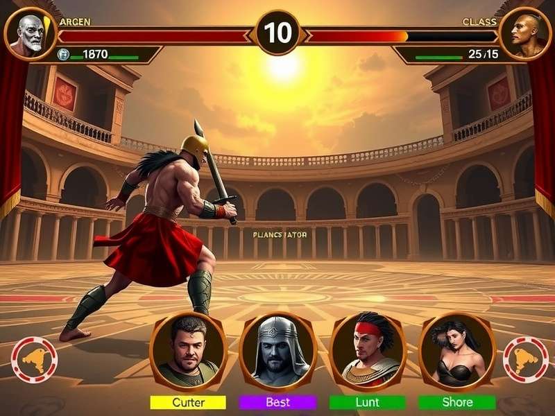 Different gladiator classes in Gladiator Legendary Fight