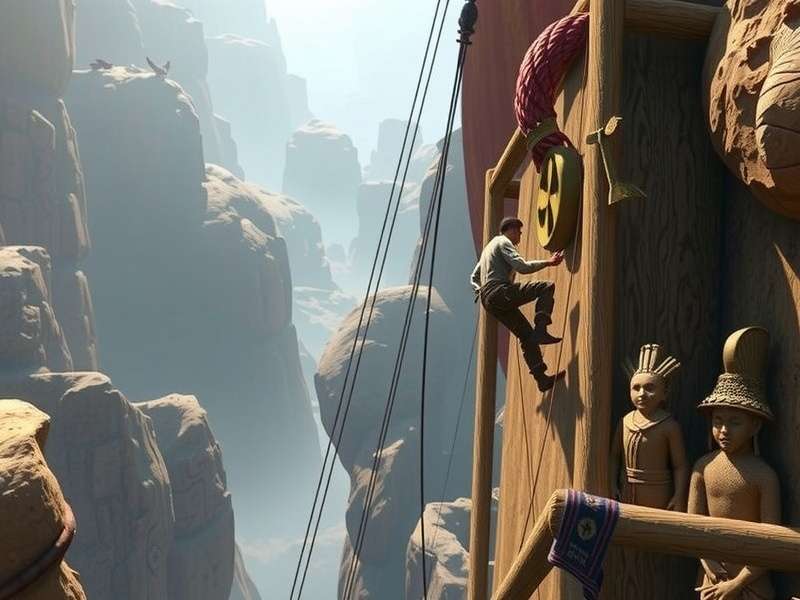 Indian Cliff Explorer visual details and environment