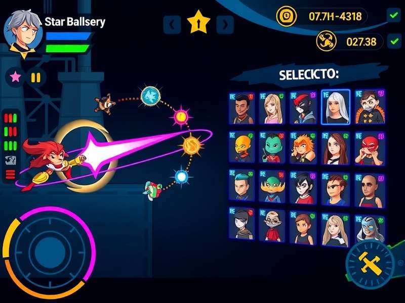 Hyper Hero Star Zoom Character Roster Hyper Hero Star Zoom character selection screen showing diverse hero options