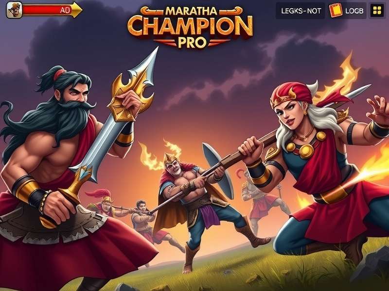 Maratha Champion Pro character selection screen