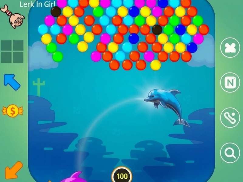 Dolphin Bubble Bliss level progression and world map