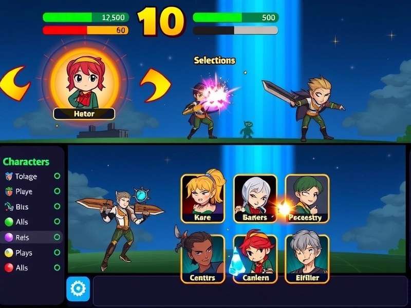 Hyper Hero Star Zoom Battle Mechanics Hyper Hero Star Zoom battle scene showing special effects and character abilities