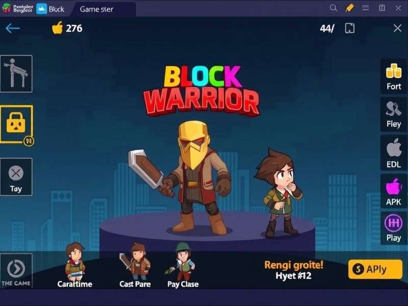 Bangalore Block Warrior Game Interface