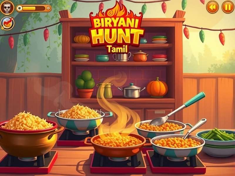 Biryani Hunt Tamil cultural impact illustration