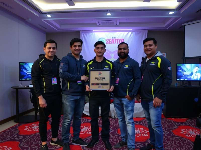 Patna CSGO Sentinels team celebration after tournament win