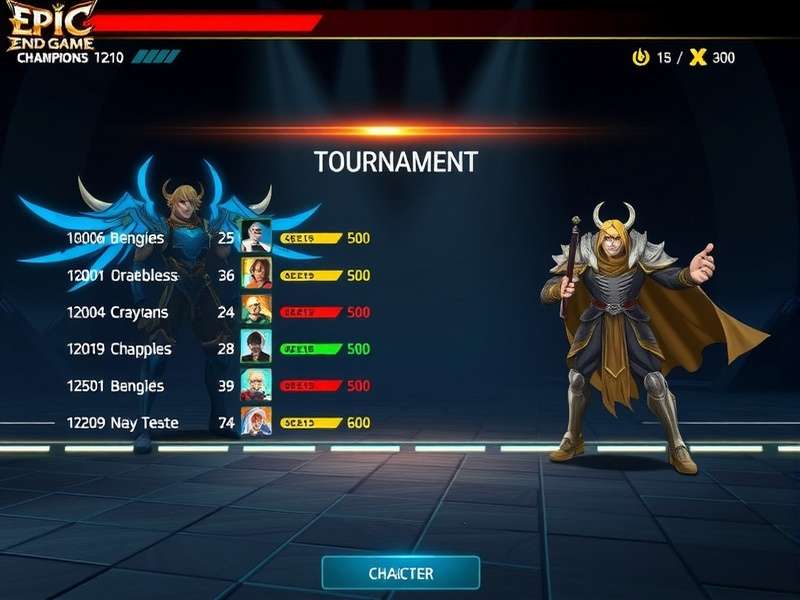 Epic End Game Champions competitive tournament gameplay