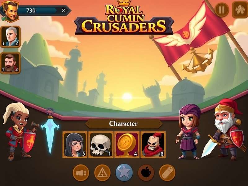 Royal Cumin Crusaders character abilities showcase