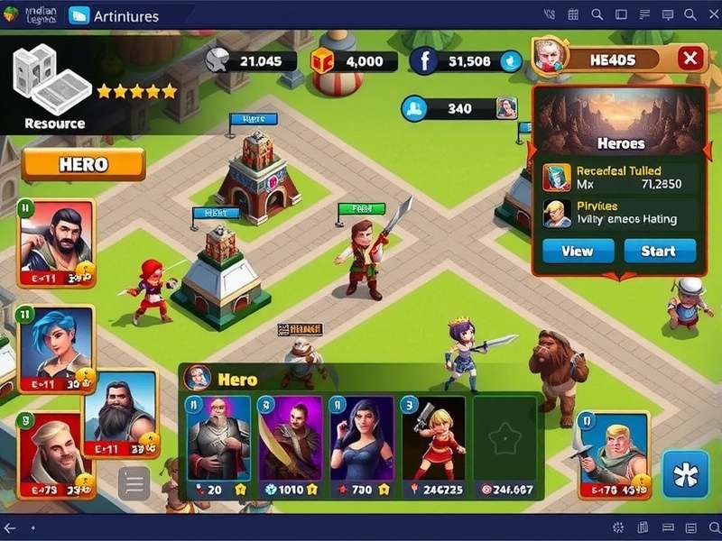 Indian Clash Legends Pro hero selection screen