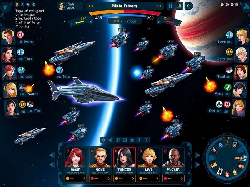 Fennel Chronicles Galaxy Wars character gallery showing diverse faction leaders