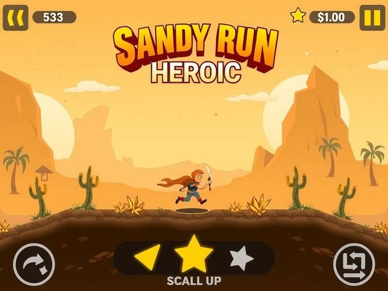 Sandy Run Heroic level design showing different environments