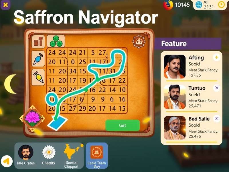 Saffron Navigator puzzle-solving interface