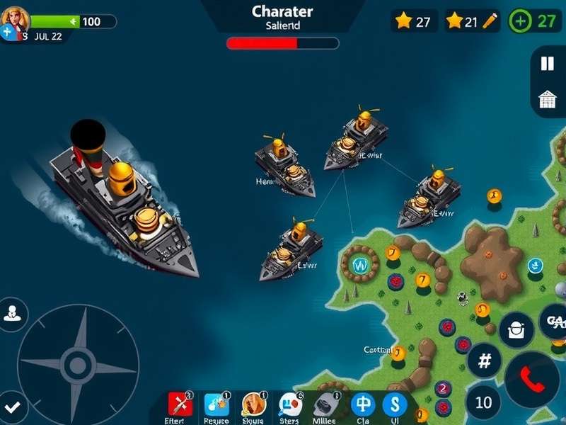 Sea Storm Squad character selection screen