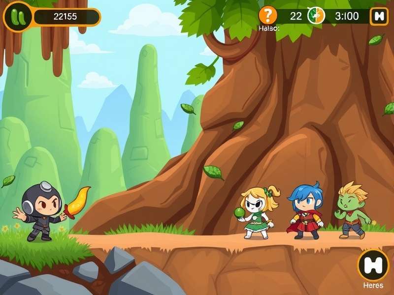 Roti Ranger Pickle Pursuit level progression showing different environments