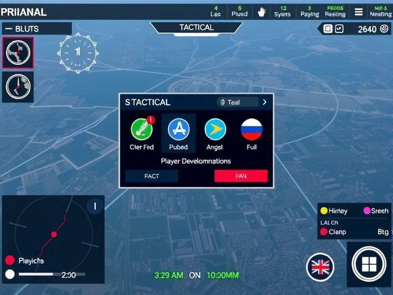 RR FC Thunder Run gameplay screenshot showing tactical interface