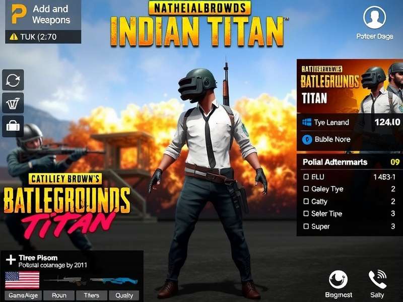 PUBG Indian Titan Gameplay Interface