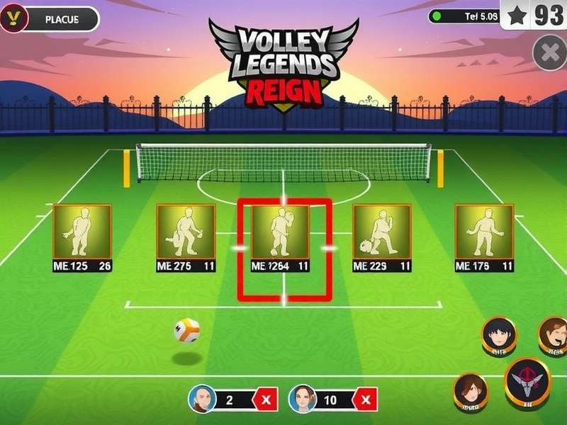 Volley Legends Reign Game Banner