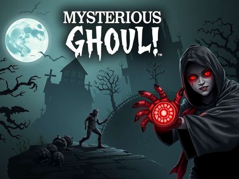 Mysterious Ghoul Gameplay Mysterious Ghoul gameplay screenshot showing haunted environment